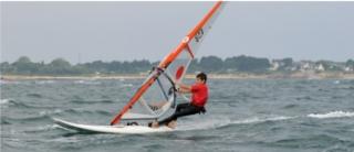 1ere régate de l'année pour le team Planche à Voile