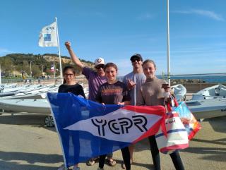 2 médailles d'or, 1 d'argent et 1 de bronze à l'Interligue de planche à voile