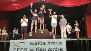 4 médailles au championnat de France de pêche à soutenir bateau !