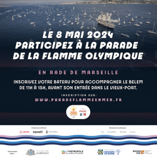 Arrivée de la flamme olympique le 8 mai 2024