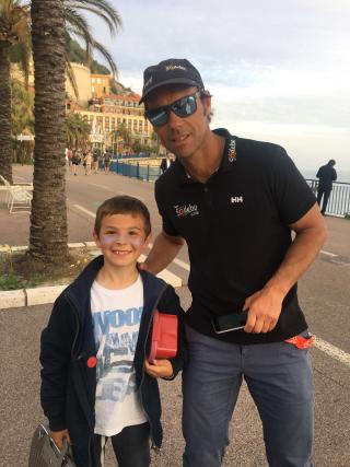 Arthur et Côme de la Team Opti en stage aux côtés des géants des mers