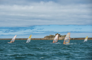 Belle progression au championnat de France - Planche à voile