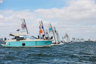 Bilan très positif pour le duo Cammas-de Turckheim pour cette 1ère épreuve de l'ISAF Sailing World Cup à Miami