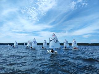 Dernière régate de la saison à Biscarrosse - Optimist Open, benjamins et minimes