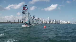 Des débuts difficiles pour la 1ère étape de la World Cup ISAF Sailing à Miami