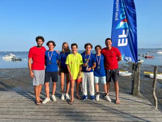 Médaille d'argent pour le championnat de France UNSS - Dériveurs
