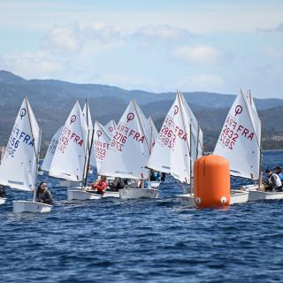 Direction Hyères pour l'Interligue - Opti Ligue