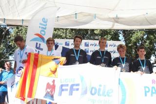 Emile Raison et Lucas Tissot Vice-Champions de France Espoirs 29er