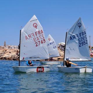 Fin du 14e Festival nautique de Rabat au Maroc - Optimist