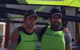 Julien d'Ortoli et Noé Delpech, 3èmes de la SOF en 49er