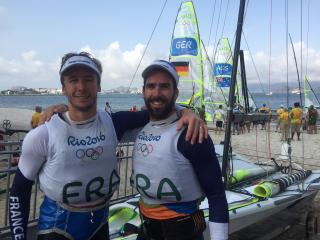 Julien d'Ortoli et Noé Delpech (JUNO) : 5èmes des J.O. de Rio 2016 !!!