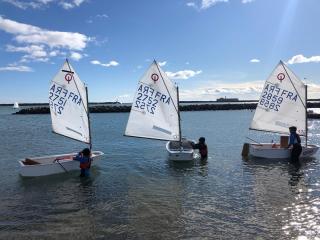 KidiBul Cup écourtée au Cap d'Agde - Optimist