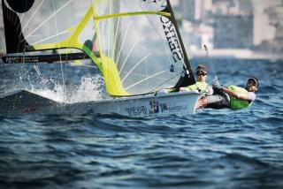 Le doublé pour Julien et Noé en 49er à Palamos