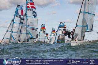 Léa et Mathilde 7èmes du Championnat d'Europe Jeunes en 49erFX