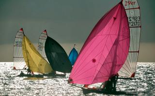 Les 29er de l'Y régatent à Palamos