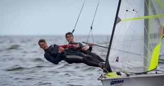 Les 49er au championnat d'Europe à Gdynia