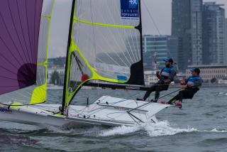 Les 49er au championnat d'Europe à Gdynia