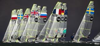 Les 49er au championnat d'Europe à Gdynia