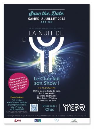 Réservez vite vos places pour la 1ère Nuit de l'Y - Samedi 2 juillet