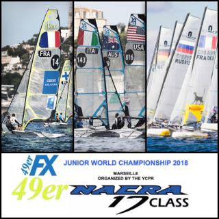 L'YCPR organisera les championnats du monde Jeunes de 49er, 49er FX et Nacra 17 en 2018 !