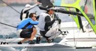 2 équipages de l'Y sur le mondial 49er à Zadar