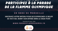 Arrivée de la flamme olympique le 8 mai 2024