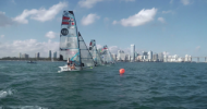 Des débuts difficiles pour la 1ère étape de la World Cup ISAF Sailing à Miami