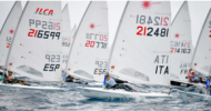 Evelyne Ferrat au championnat d'Europe en Italie - Laser Radial Master