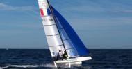 Franck Cammas et Sophie de Turckheim Champions d'Amérique Nacra 17