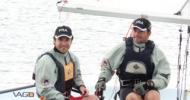 Jean-Matthieu Constant et Yann Parey, Champions de France séniors en laser Vago