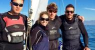 Julien d'Ortoli, Seb Scotto di Fasano et Manu Rol remportent la sélective au championnat de Méditerranée de match racing