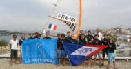 La Méridionale accompagne l'équipe compétition du YCPR sur le championnat d'Europe jeunes de planche à voile