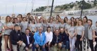 Marion Couturier et Eva Lepiece en stage de voile détection pour les JO 2024