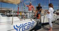 Michel et Paul sur la Duo Max à bord du Sun Fast 3200 YCPR