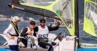 Noé Delpech 8ème du Test Event en 49er