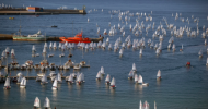 Palamos Optimist Trophy sans vent pour les Optis