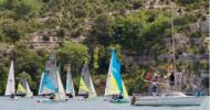 Régate Critérium Interdépartementale au lac d'Esparron - Intersérie Dériveur/Optimist Critérium