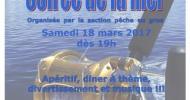 Samedi 18 mars : soirée de la mer - Diner/Conférence