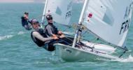 Tom et Tristan au championnat d'Europe Laser