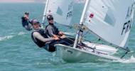 Tom et Tristan au championnat d'Europe Laser 