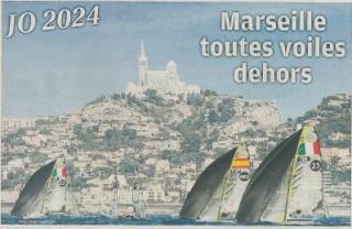Marseille toutes voiles dehors pour les épreuves de voile des JO 2024