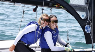 Mathilde Lovadina & Lou Berthomieu 5èmes au championnat d'Europe - 49erFX
