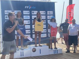 Médaille de bronze au championnat de France pour Zoé - Planche à voile