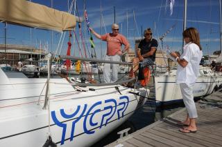 Michel et Paul sur la Duo Max à bord du Sun Fast 3200 YCPR