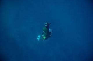 Morgan Bourc'his à 65 mètres de profondeur en apnée, soit 2min43 sans respirer !