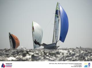 Noé Delpech 7ème européen en 49er