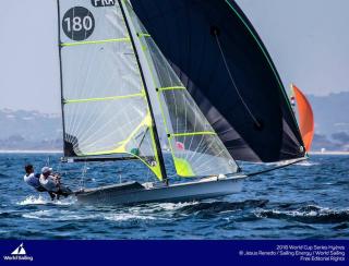 Noé Delpech et Martin Guez étaient à la Sailing World Cup de Hyères