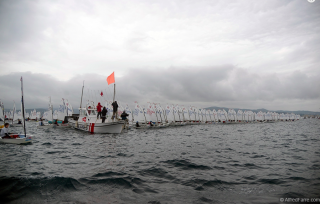 Palamos Optimist Trophy sans vent pour les Optis