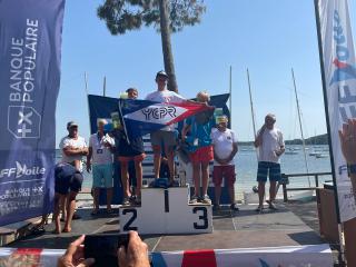 Podium lors des Championnats de France - Bic293 / WindFoil