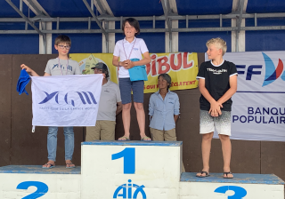 Belles performances lors de la régate inter-ligue d'Aix les bains - Optimist ligue